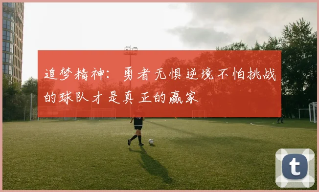 追梦精神：勇者无惧逆境不怕挑战的球队才是真正的赢家